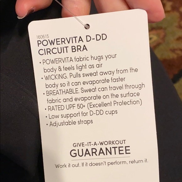 NWT Athleta D-DD Molded Cup Everyday Bra Black - Picture 11 of 11